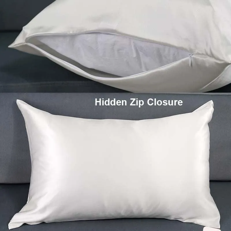 19 Momme Silk Pillowcase - Hidden zip - Standard size - custom and wholesale