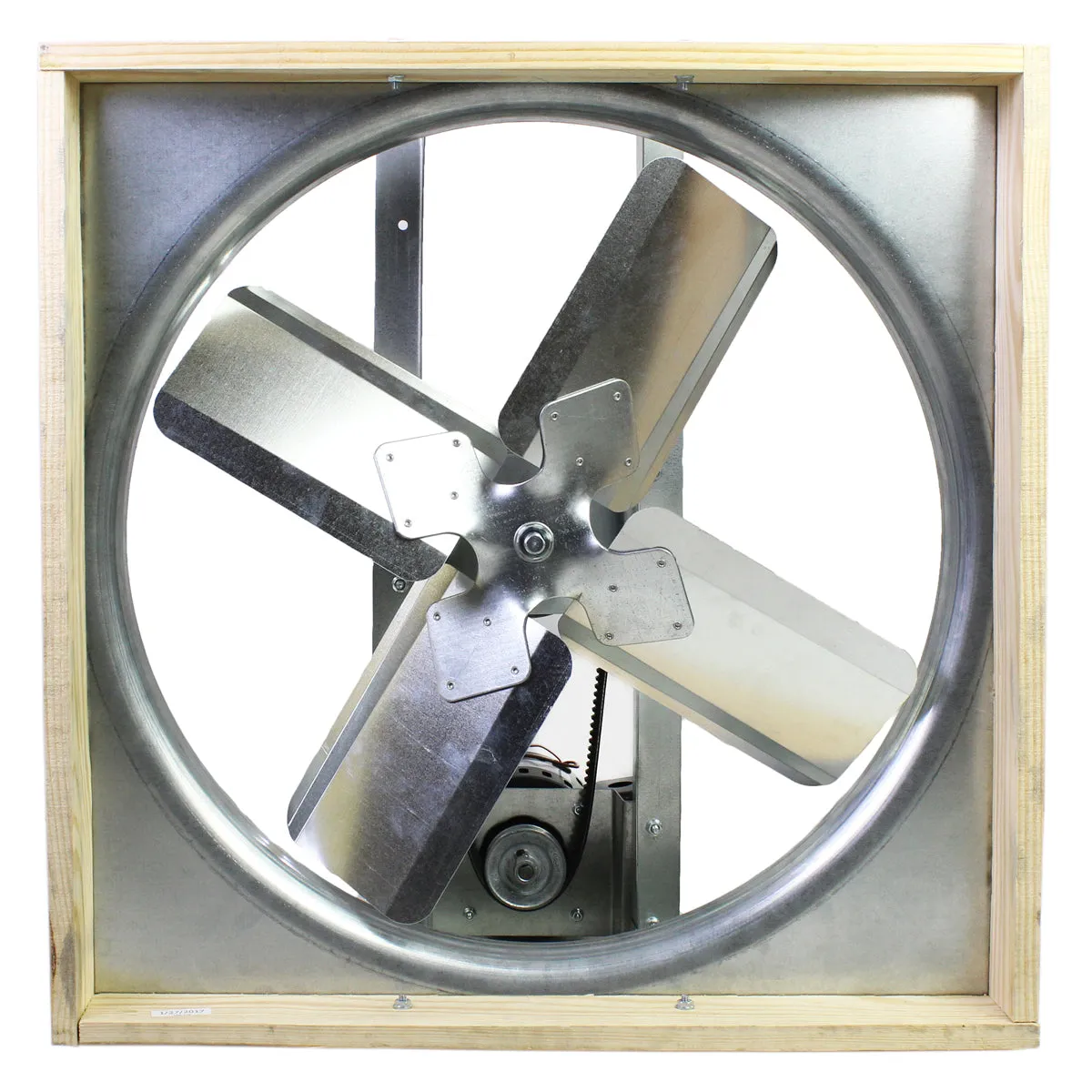 24 In. 2-Speed Belt Drive Whole House Fan with Shutter