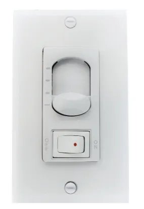 3 Speed Fan/Libght Control 3 Speed Fan/ On-Off Light Control in White