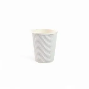 350ml Ripple Paper Coffee Cups White 5pack