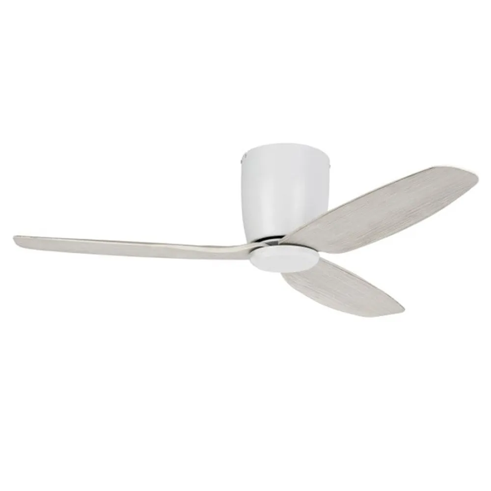 44" Seacliff DC Ceiling Fan in White, Black, White/Gessami Oak or Black/Light Walnut