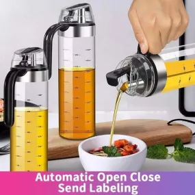 600ml automatic oil dispenser/seasoning bottle for vinegar