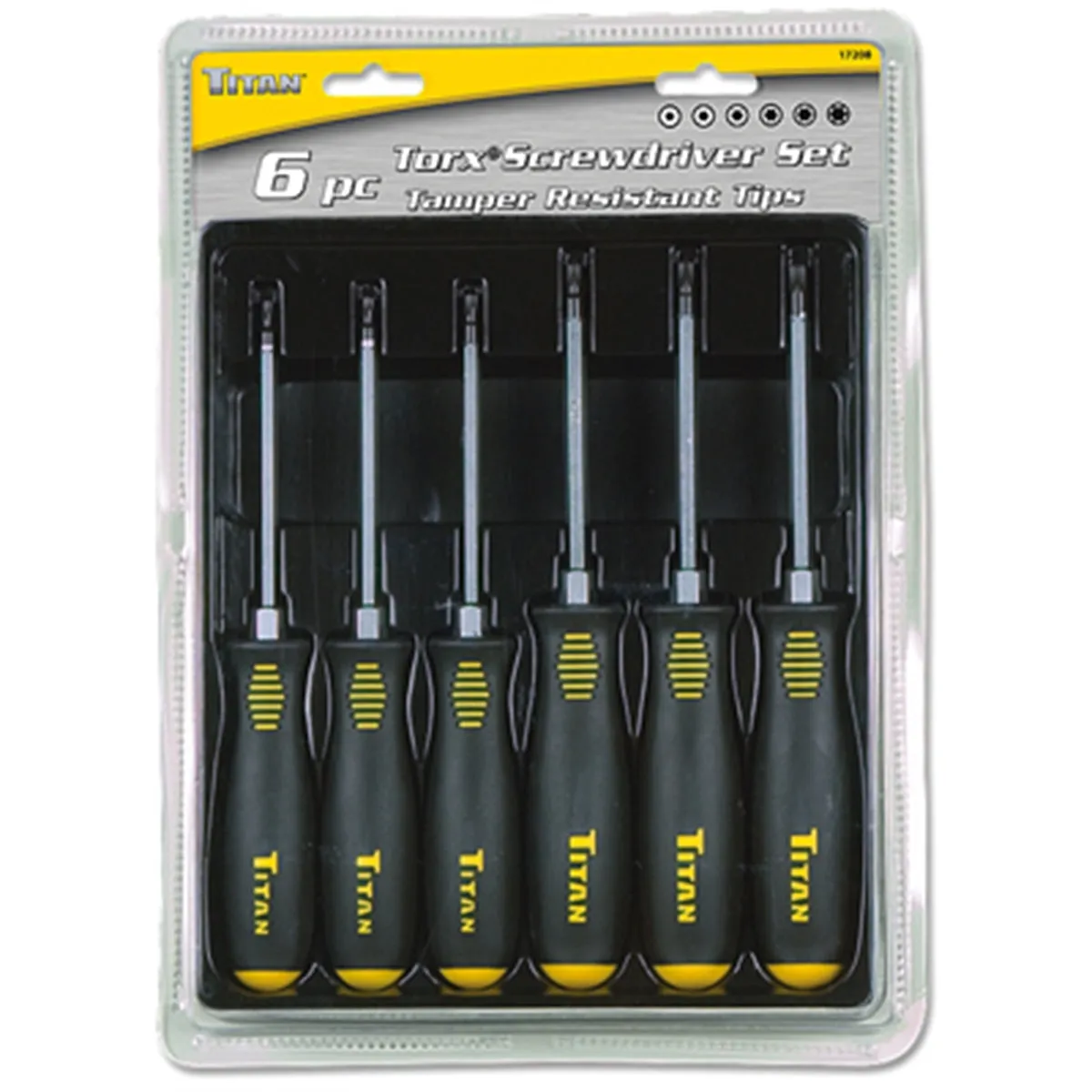 6pc Tamper Resist Torx Driver