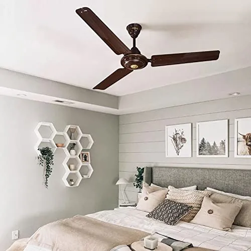 ACTIVA 1200 MM HIGH SPEED 390 RPM BEE APPROVED APSRA CEILING FAN BROWN 2 Years Warranty