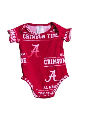 Alabama Crimson Tide NCAA Baby One Piece Red/Yellow (Size: 3/6M)