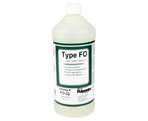 Alcohol Fiber Optic Cleaner Type FO - Bottled