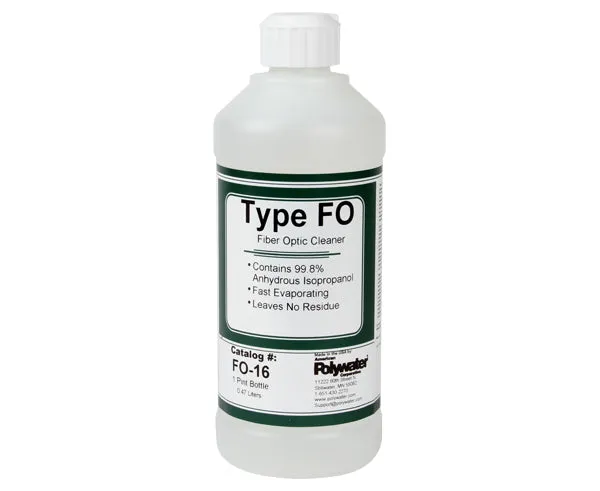 Alcohol Fiber Optic Cleaner Type FO - Bottled