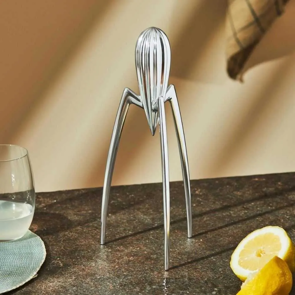 Alessi PSJS Juicy Salif citrus squeezer in polished aluminum