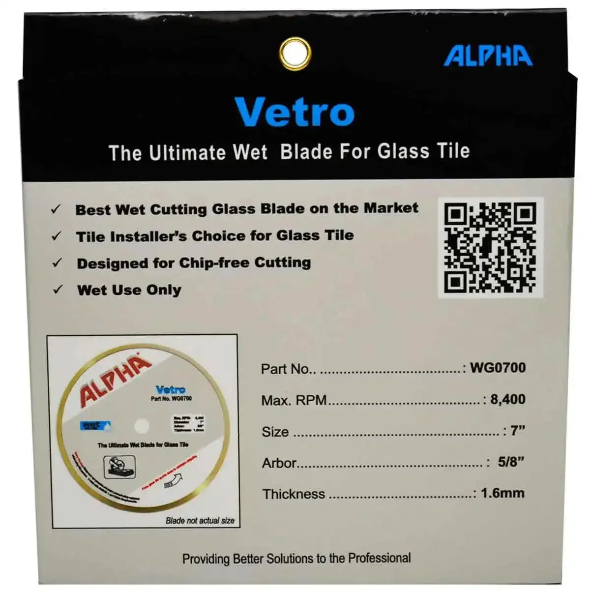 Alpha Vetro Glass Tile Diamond Blade