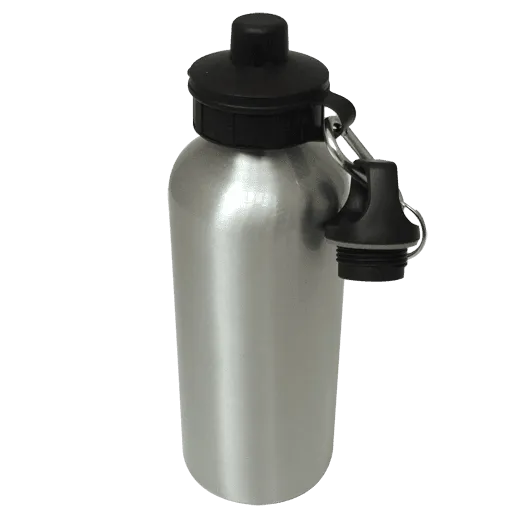 Aluminium Water Bottle 500ml Silver