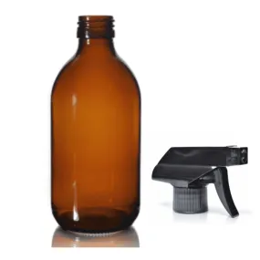 Amber glass bottle 500ml - Trigger spray