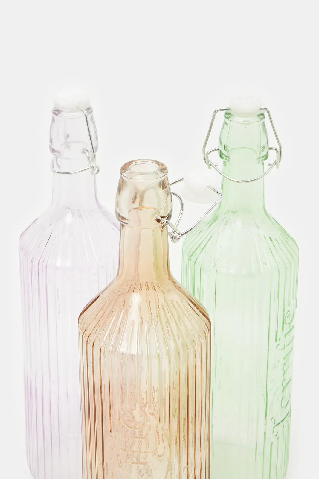 Assorted Glass Bottle (3 Piece)