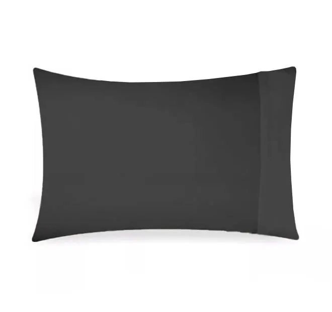 Bamboo Eco 400THC Cotton Queen Pillowcase Charcoal