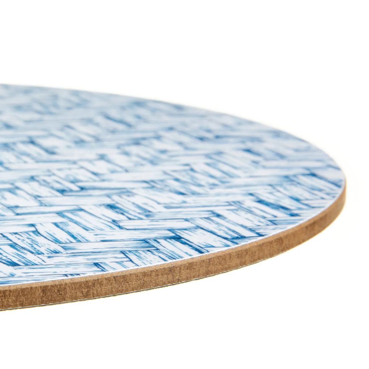 Basketweave Tablemat Blue