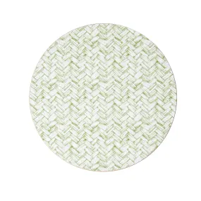 Basketweave Tablemat Green