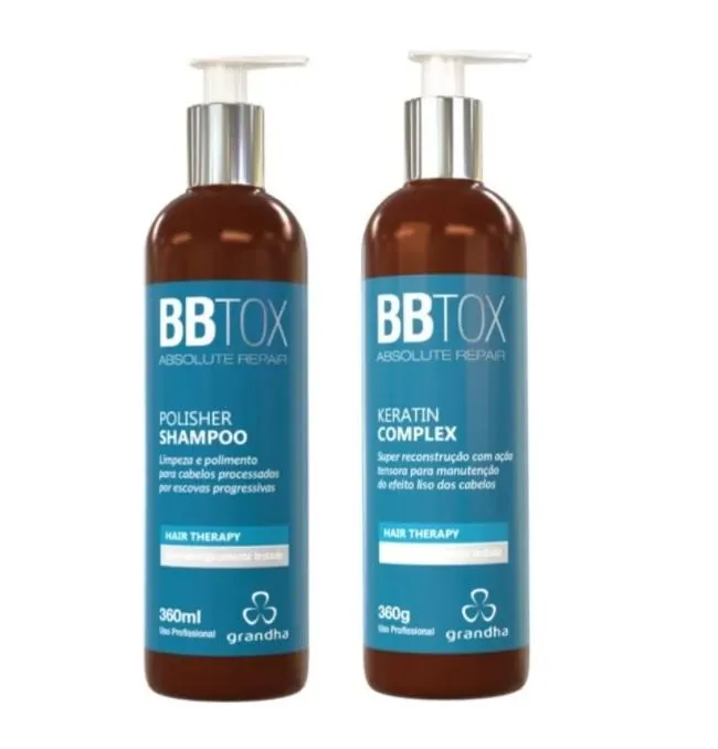 BBtox Absolute Repair Keratin Complex Antioxidant Treatment Kit 2x360g - Grandha