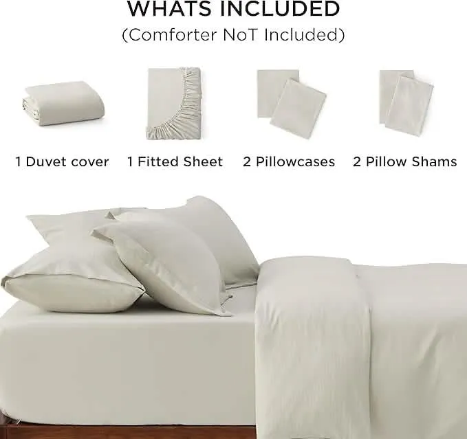 Bedsure Comprehensive Prewashed Duvet Cover Set