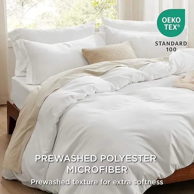 Bedsure Comprehensive Prewashed Duvet Cover Set