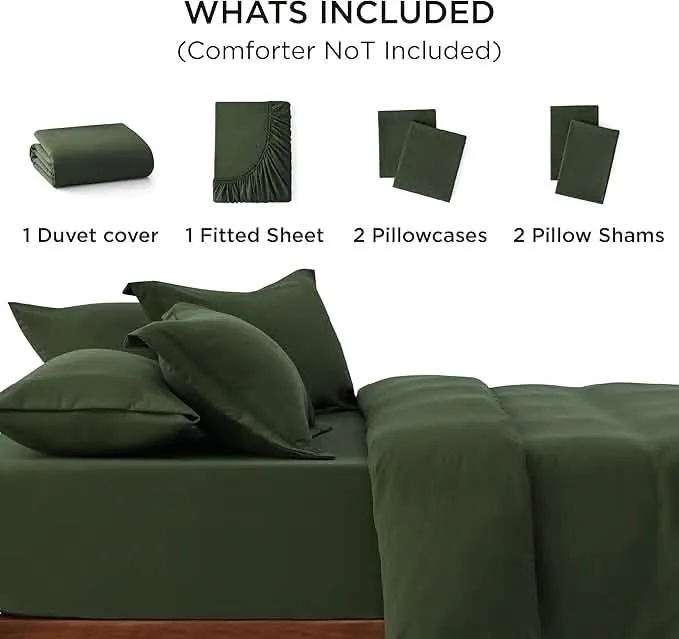 Bedsure Comprehensive Prewashed Duvet Cover Set