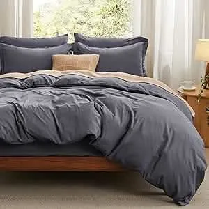 Bedsure Comprehensive Prewashed Duvet Cover Set