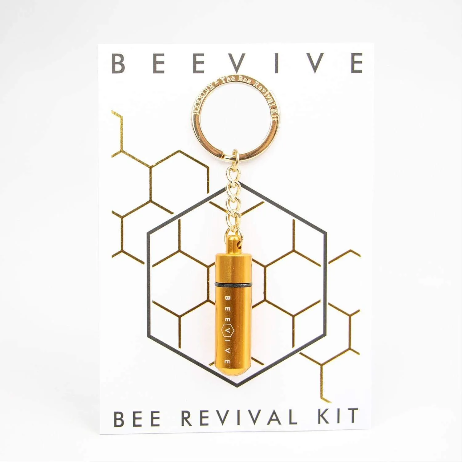 Bee Revival Kit - Butterfly & Bee Reviver, Keychain, Black or Gold