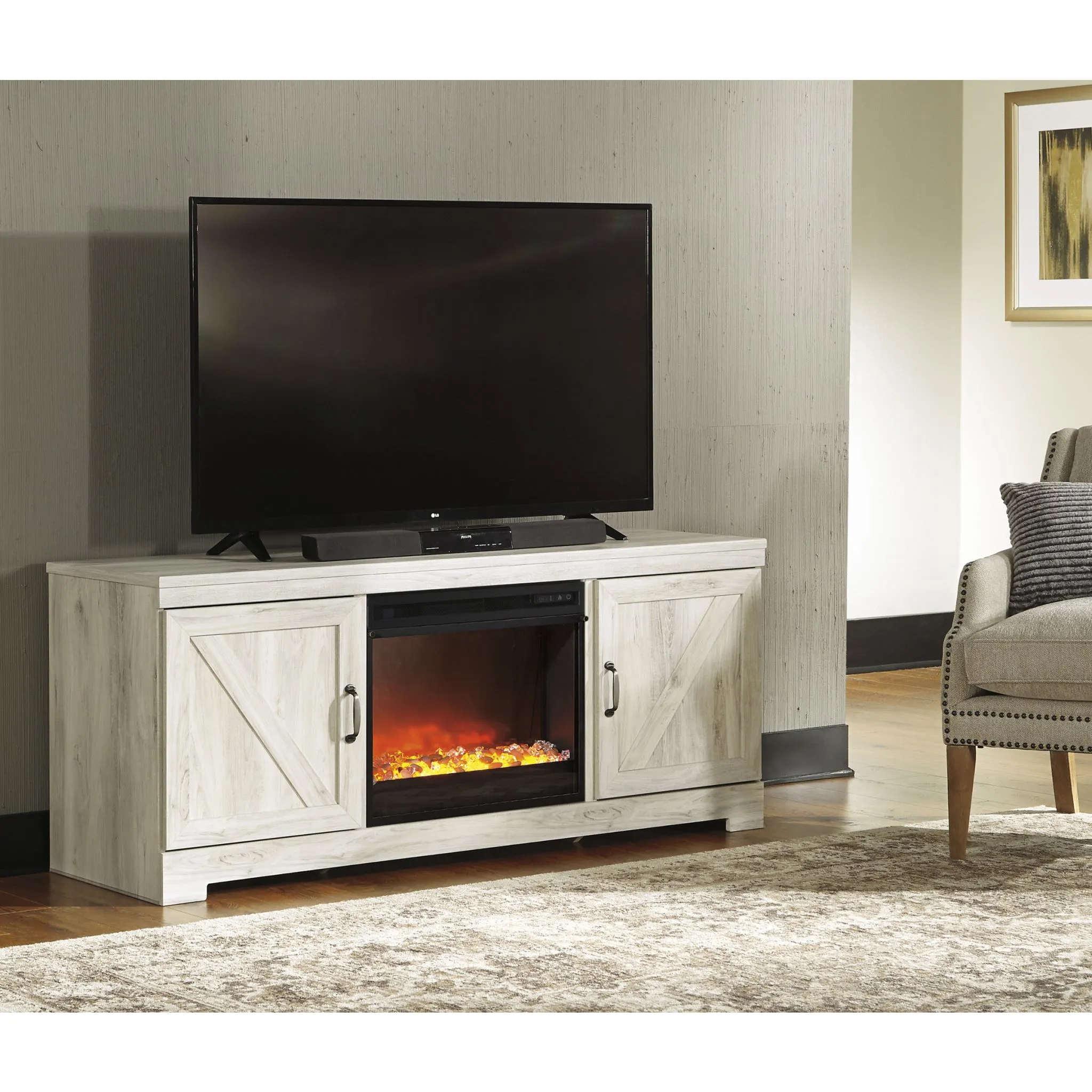 Bellaby Wall Unit with Fireplace Insert