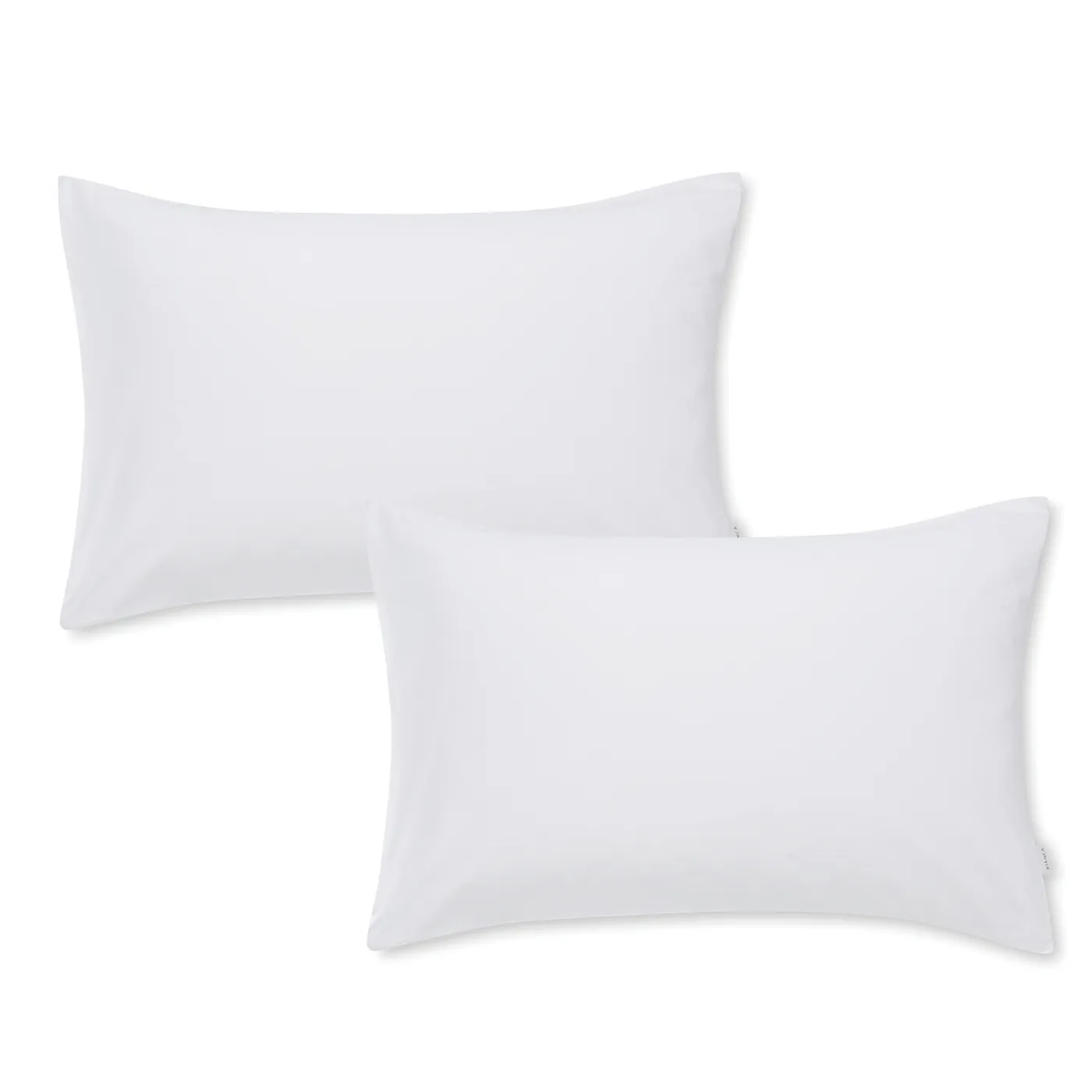 Bianca 400 TC Cotton Sateen Fitted Sheet/Pillowcase - White