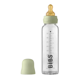 BIBS Baby Glass Bottle Complete Set 225ml | Sage