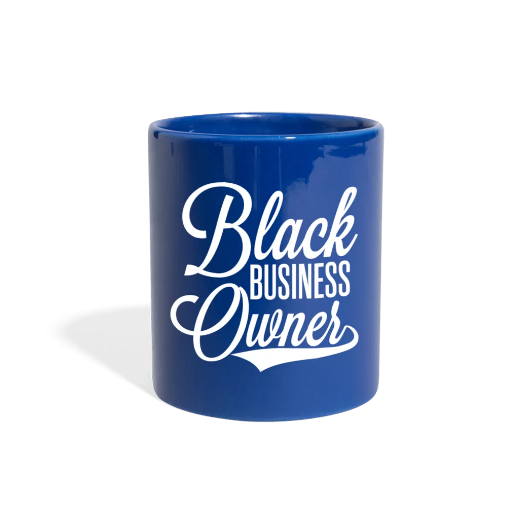 Black Business Owner Full Color Mug