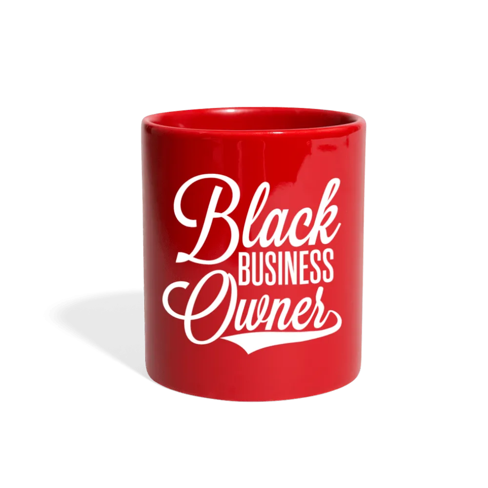 Black Business Owner Full Color Mug