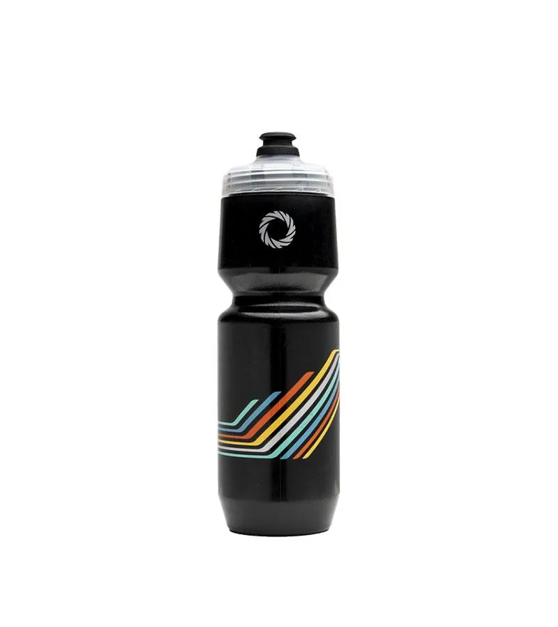 Black Rainbow Water Bottle