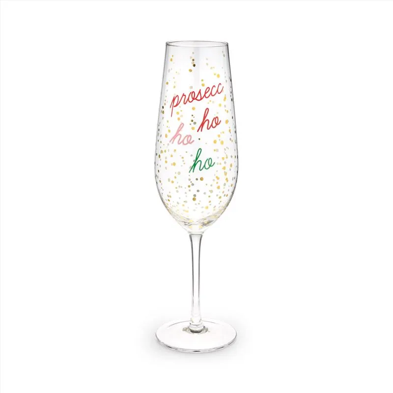 Blush Multicolored Glass Champagne Flutes