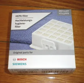 Bosch BSGL3, BSGL4, BSG6 Series Genuine H12 Hepa Filter - Part # 578731