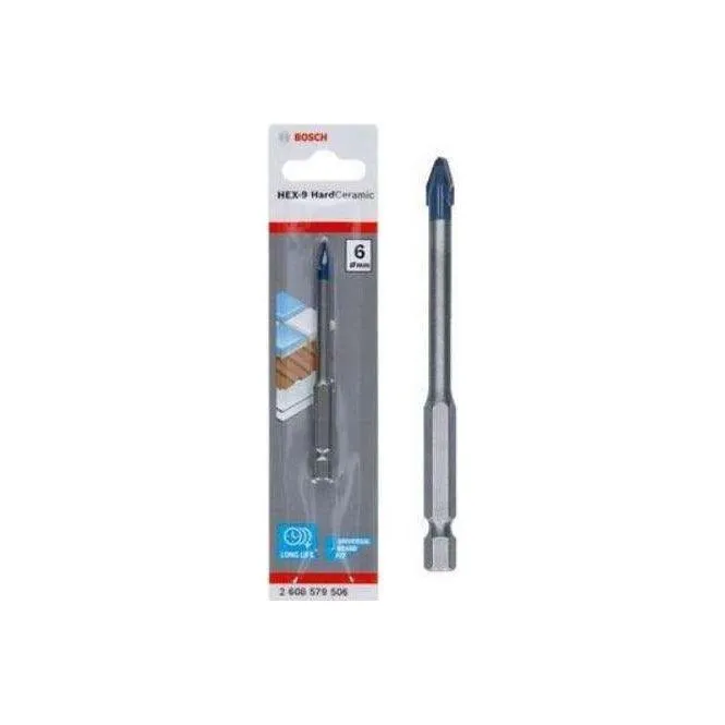 Bosch Hard Ceramic Tile Carbide Drill Bit with Hex Shank