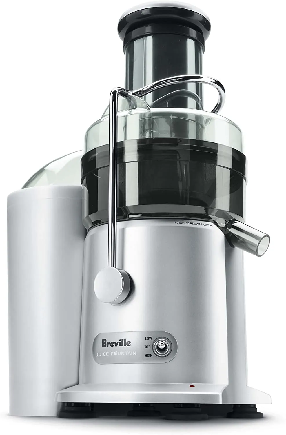 Breville JE98XL Juice Fountain Plus Centrifugal Juicer, Brushed Stainless Steel