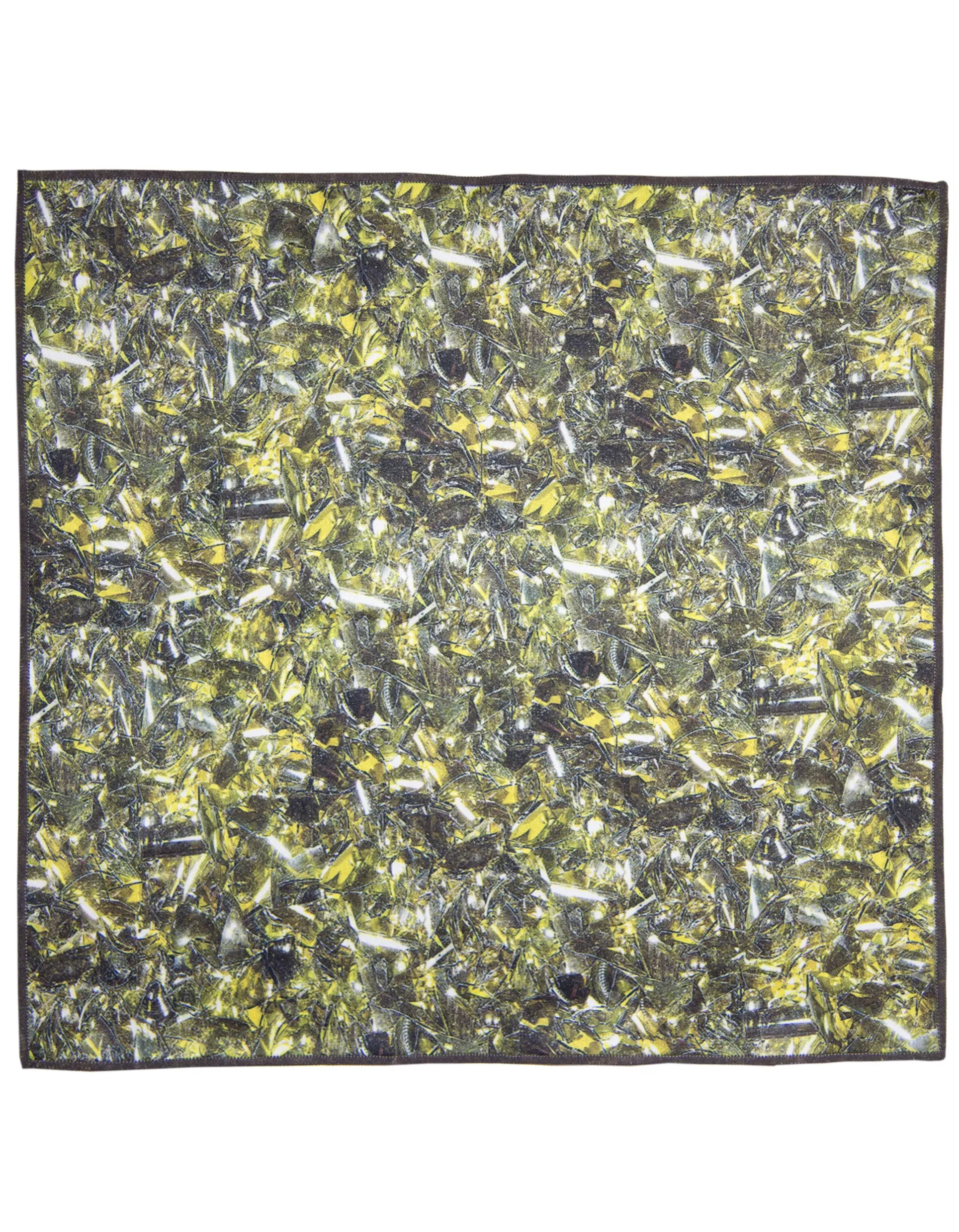 Broken Glass Microfiber Pocket Square