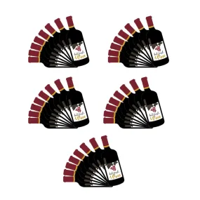 But First Wine Bottle Shape Bev Hand Paper Guest Towel Napkin Set of 40