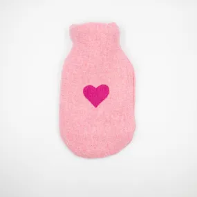 Candy Pink Cashmere Small Hot Water Bottle