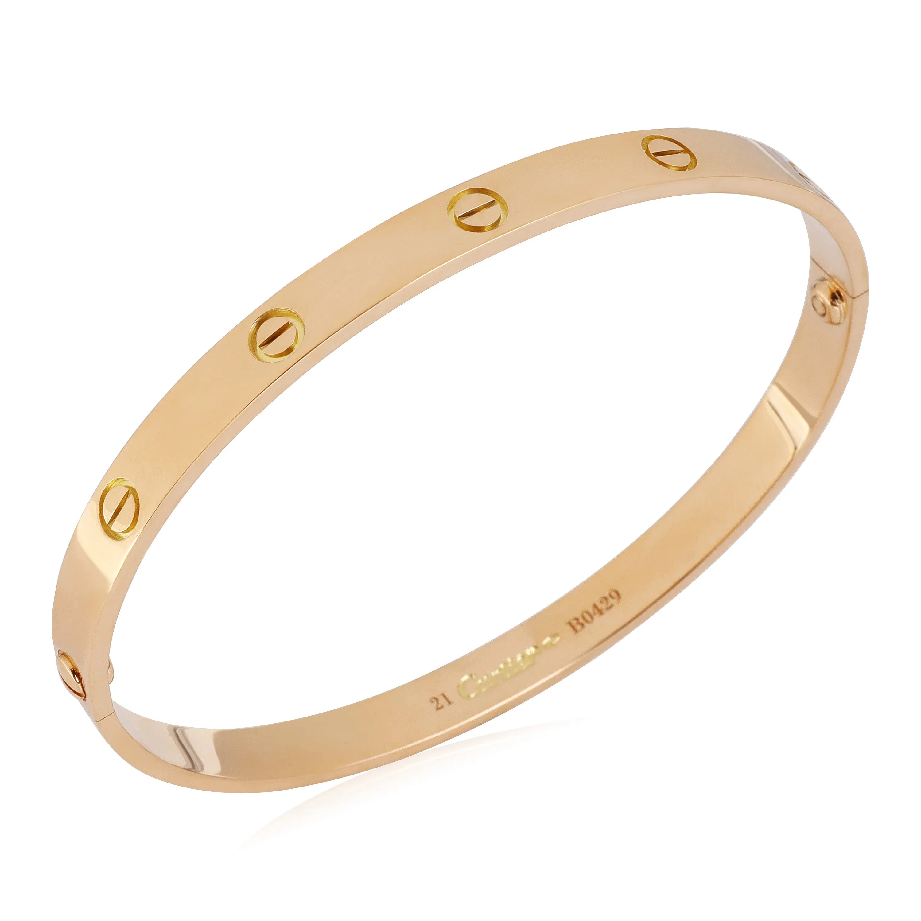 Cartier Love Bracelet in 18K Yellow Gold (Size 21)