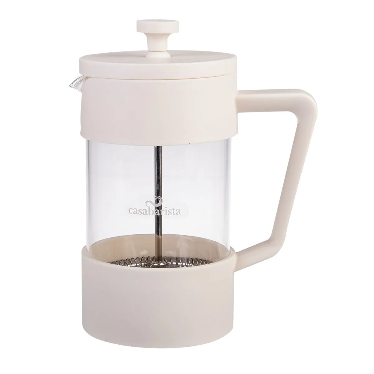 Casabarista Oslo Accent 5 Cup Coffee Plunger Cream (600ml)