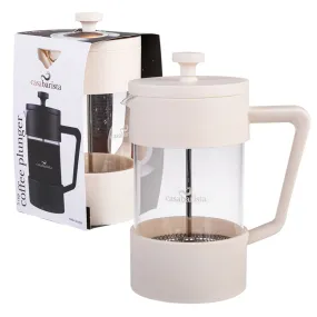 Casabarista Oslo Accent 5 Cup Coffee Plunger Cream (600ml)