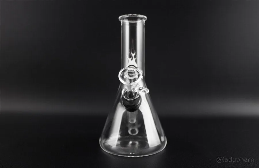 Chameleon Glass 25th Anniversary Mini Beaker Water Pipe