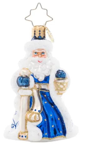 Cheerful Chinoiserie Santa Gem by Christopher Radko