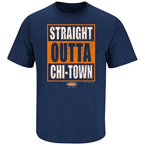 Chicago Pro Football Apparel | Shop Unlicensed Chicago Gear | Straight Outta Chi-Town Shirt