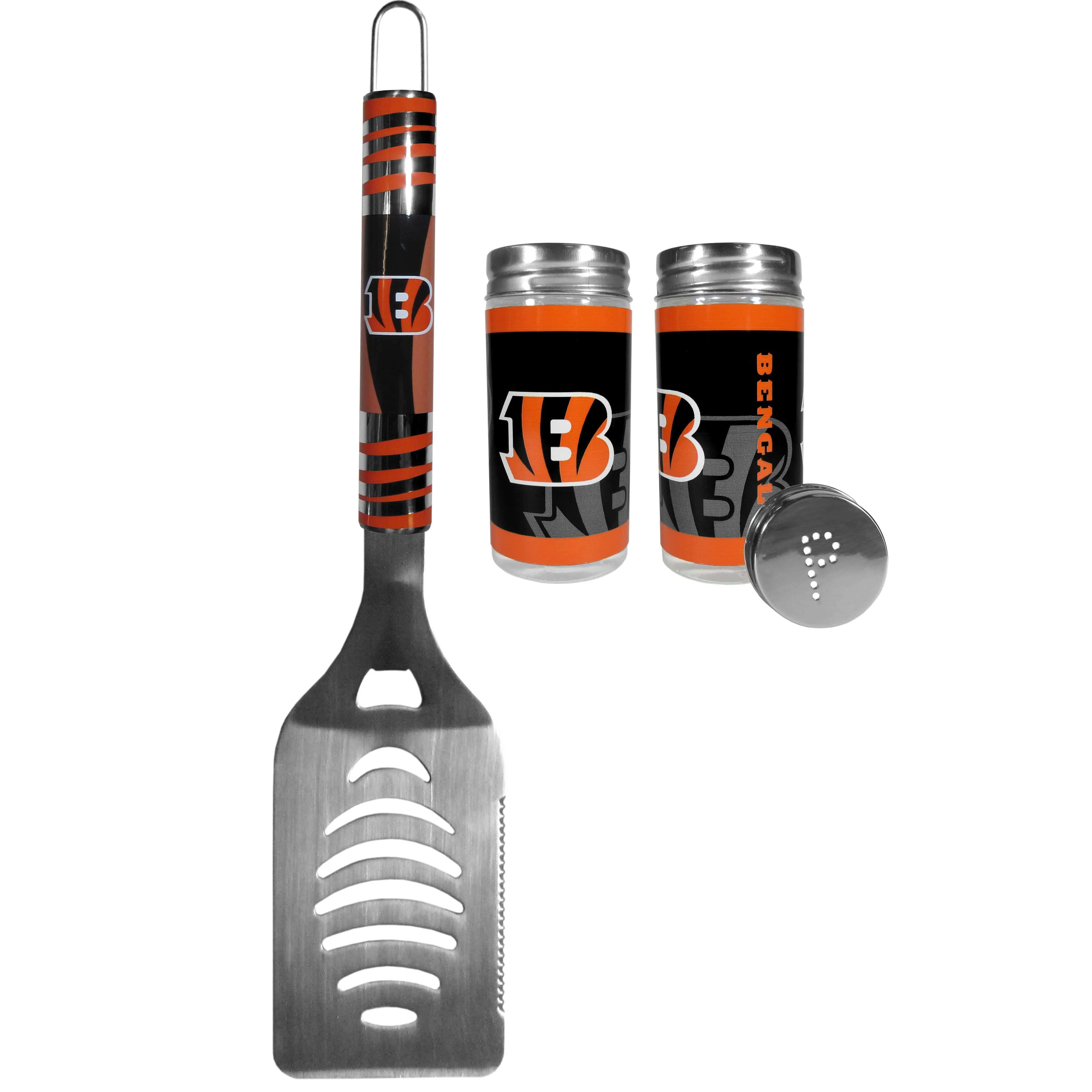 Cincinnati Bengals Tailgater Spatula and Salt and Pepper Shakers