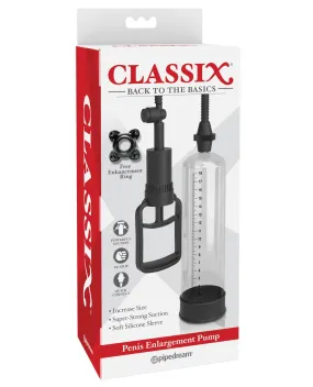 Classix Penis Enlargement Pump - Clear