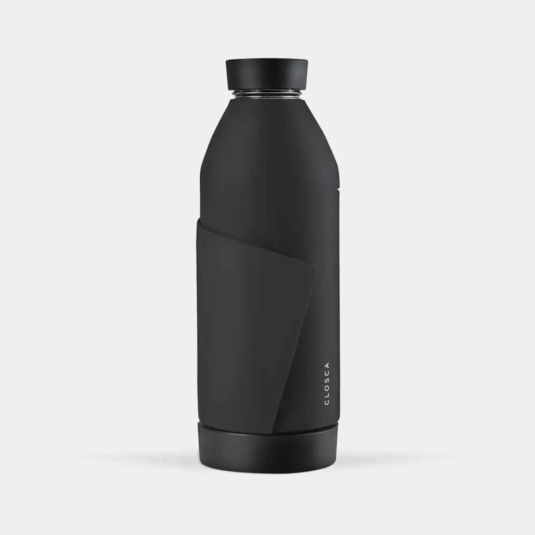 Closca Bottle Original - Glass Hands-free Thermos Bottle