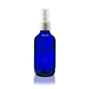 Cobalt Blue Spray Bottle Glass 2 oz.