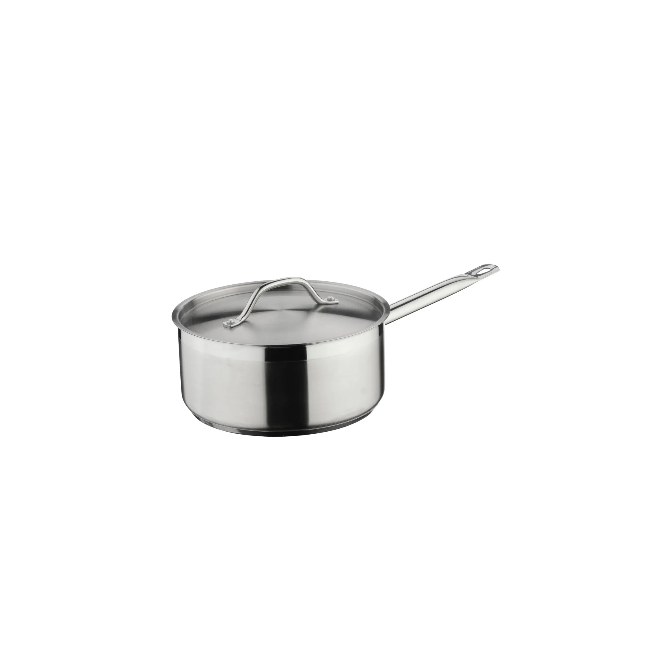 Commichef  Stainless Steel Saucepan and Lid - 14cm