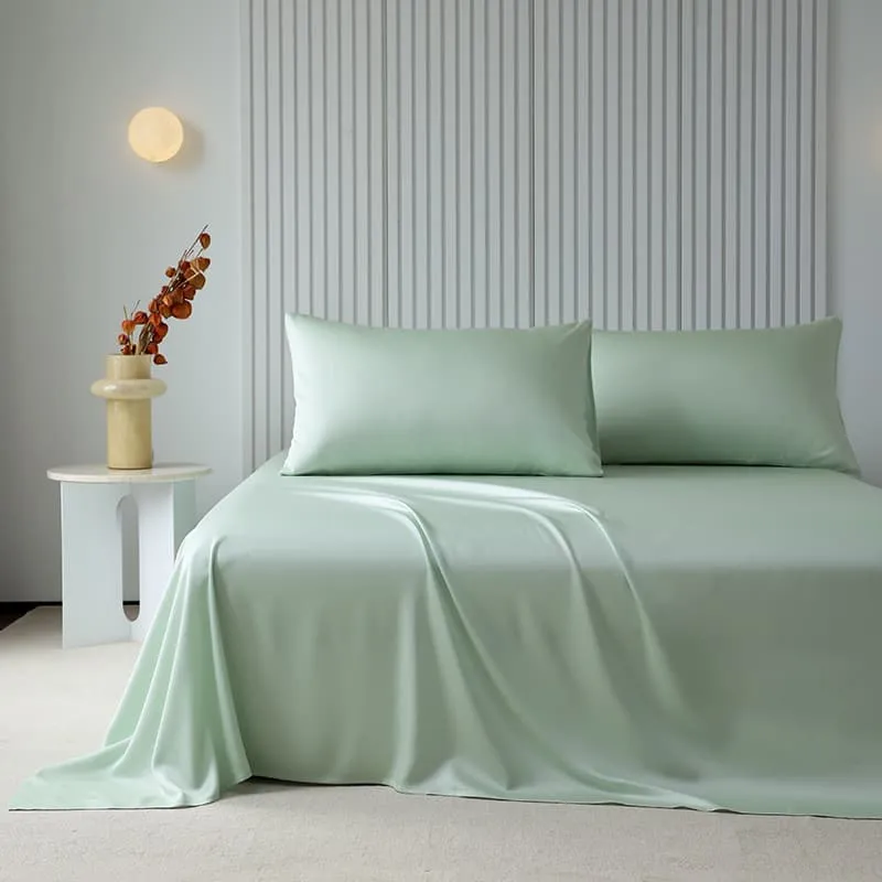 Cooling Tencel Breathable Two Pillowcases and Sheet